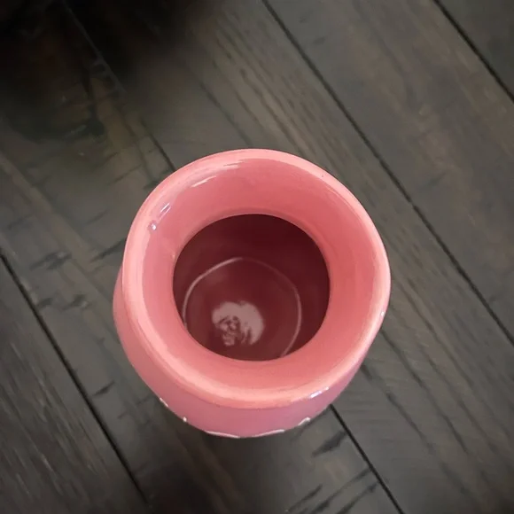 Rae Dunn Pink Ceramic Accent Vase Bloom - Picture 3 of 3